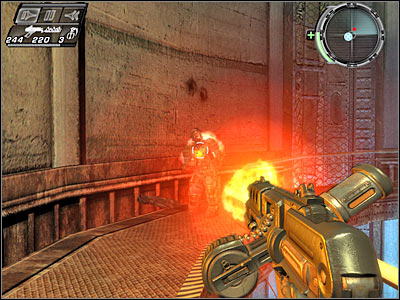 You could also try and move to a nearby door right away, however this would be very risky, mostly because it's very hard to land precisely near the door - Test Labs III - Walkthrough - Timeshift - Game Guide and Walkthrough