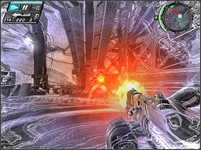 It would also be a good idea to jump over to a nearby ledge - En Route II - Walkthrough - Timeshift - Game Guide and Walkthrough