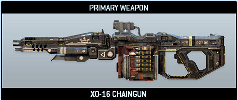 Name: XO-16 Chaingun - Titan weapons - Weaponry - Titanfall - Game Guide and Walkthrough