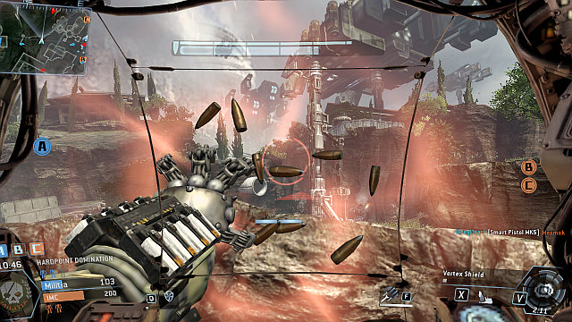The use of Vortex Shield in practice. - Titan - Combat - Titanfall - Game Guide and Walkthrough
