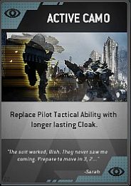 Name: Active Camo - Burn Cards - Titanfall - Game Guide and Walkthrough