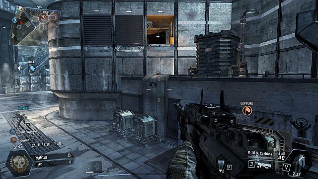 The last noteworthy place is the large building in one of the corners of the map - Airbase - Maps - Titanfall - Game Guide and Walkthrough
