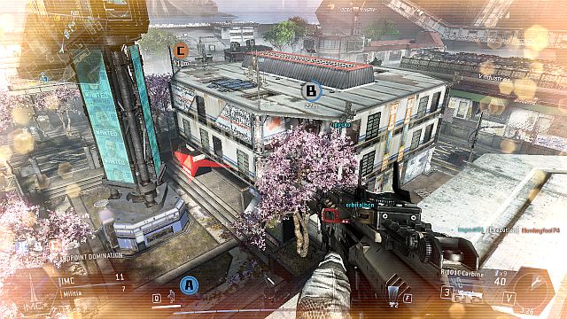In the middle of the map there is a building with a small courtyard - Angel City - Maps - Titanfall - Game Guide and Walkthrough