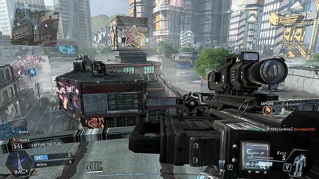 High buildings enable effective sniping. - Angel City - Maps - Titanfall - Game Guide and Walkthrough