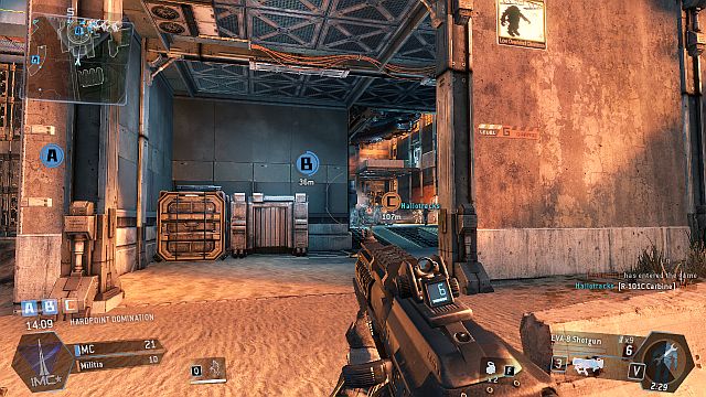 One of the entrances to the reactor room - Demeter - Maps - Titanfall - Game Guide and Walkthrough