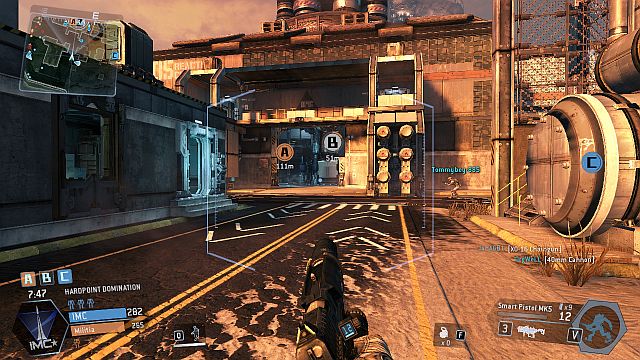 Another entrance to the reactor room, where the capture point is. - Demeter - Maps - Titanfall - Game Guide and Walkthrough