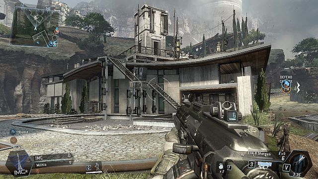 A small building at the verge of the map - Fracture - Maps - Titanfall - Game Guide and Walkthrough