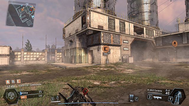 The last noteworthy place is capture point C - Nexus - Maps - Titanfall - Game Guide and Walkthrough