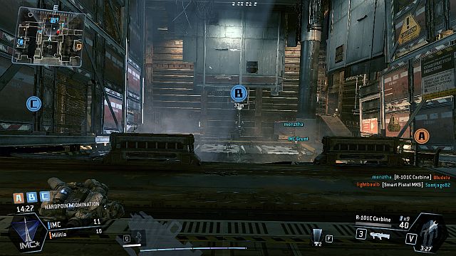 Inside the ship, in its very center, there is one of the capture points - Relic - Maps - Titanfall - Game Guide and Walkthrough