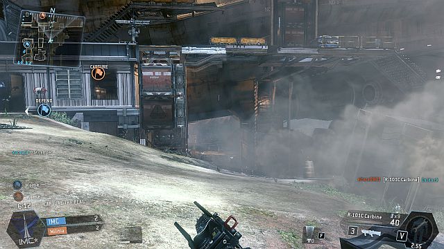On one side of the ship there is a wide pathway leading to the other side - Relic - Maps - Titanfall - Game Guide and Walkthrough