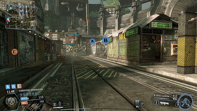 One of the two main roads leads to the crossroads, where another capture point is - Smugglers Cove - Maps - Titanfall - Game Guide and Walkthrough