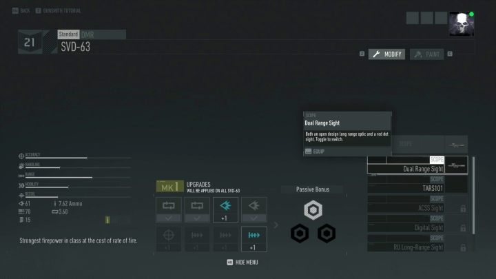 The Inventory Modification window allows you to customize both weapon elements and install desired improvements or upgrades. - Equipment modifications and improvements | Tom Clancys Ghost Recon Breakpoint - Equipment - Tom Clancys Ghost Recon Breakpoint Guide