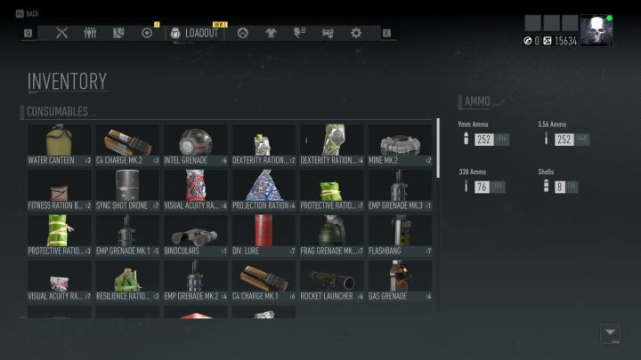 The game offers dozens of various consumables. - Consumables | Tom Clancys Ghost Recon Breakpoint - Equipment - Tom Clancys Ghost Recon Breakpoint Guide
