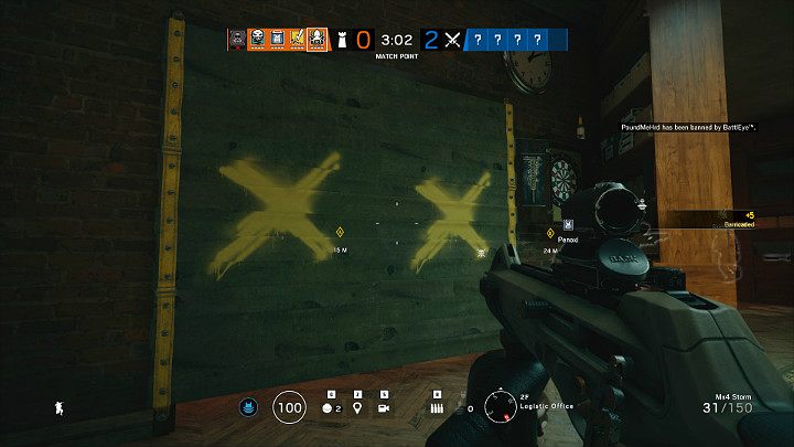 Window and door barricades are made of wood that can be shot through, broken by a grenade, grenade launcher or with the weapon barrel - Traps, obstacles, barricades - how to deal with them in Rainbow Six Siege? - Gameplay - Rainbow Six Siege Game Guide