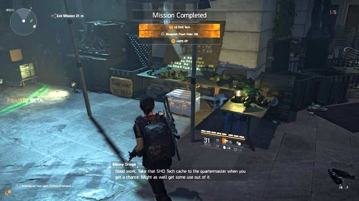 Completing missions gives you access to valuable materials and items. - How to quickly get crafting materials in The Division 2? - FAQ - The Division 2 Guide
