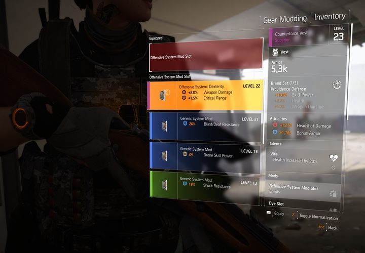 Mods offer various upgrades to statistics. - How to install mods in The Division 2? - FAQ - The Division 2 Guide