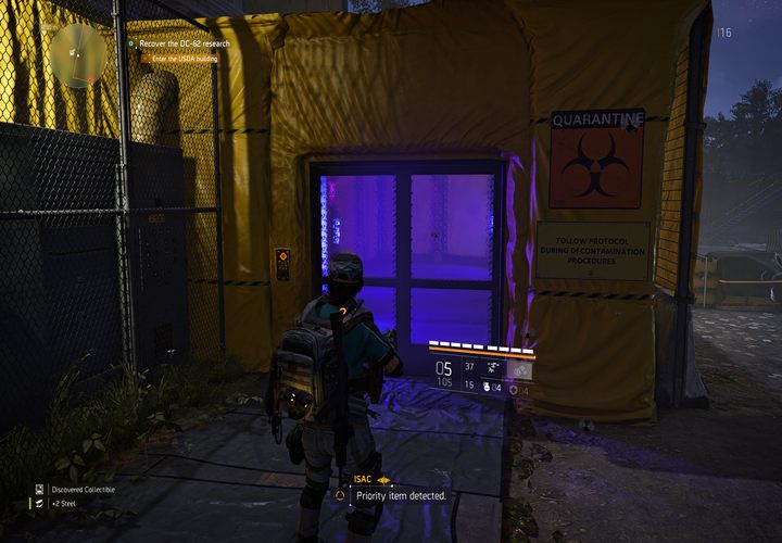 You can easily recognize contamination zones. - Contamination Zones | Additional Activities in The Division 2 - Additional Activities - The Division 2 Guide