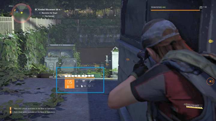 Two bars representing armor - dashed line, and health points - straight line. - Armor and health points in Division 2 - Gameplay basics - The Division 2 Guide