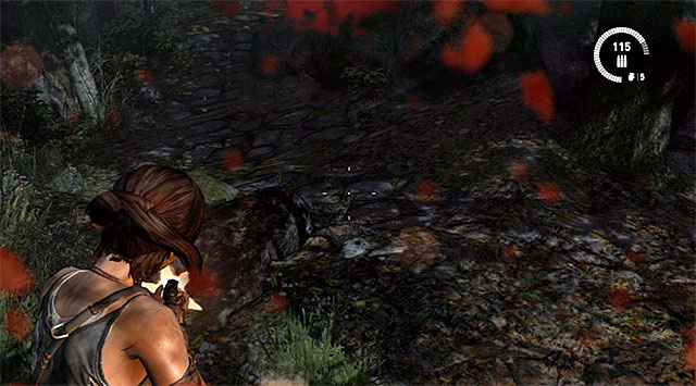 If you cause Laras detection, expect to fight off not only the guards, but also at least one wolf under their command - Find a Way Out of the Forest | 19: Some Time Alone Walkthrough - 19: Some Time Alone | Walkthrough - Tomb Raider Game Guide