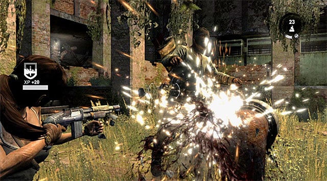 Secondly, new enemies will soon spawn in the main area of the bunker which you have just secured - Reach the Endurance Wreck (part 2) | 22: Gone Missing Walkthrough - 22: Gone Missing | Walkthrough - Tomb Raider Game Guide