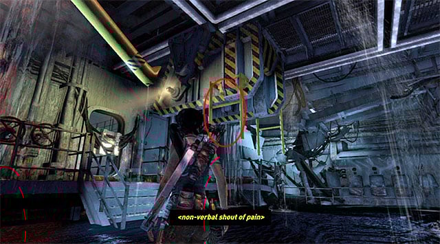 Go right, face the structure youve just pulled, and leap up to the ladder (screenshot) - Find Alex | 22: Gone Missing Walkthrough - 22: Gone Missing | Walkthrough - Tomb Raider Game Guide