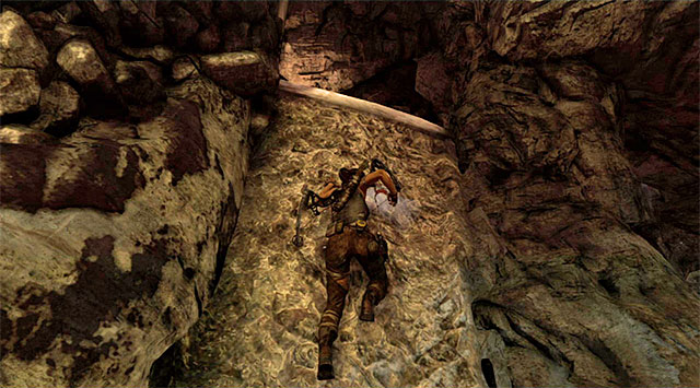 Start crossing partially flooded corridor, reaching a new interactive wall after few moments - Discover the Ancient Tomb | 23: Storm Chaser Walkthrough - 23: Storm Chaser | Walkthrough - Tomb Raider Game Guide