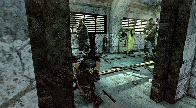 Jump down, getting to the research lab - Discover the Ancient Tomb | 23: Storm Chaser Walkthrough - 23: Storm Chaser | Walkthrough - Tomb Raider Game Guide