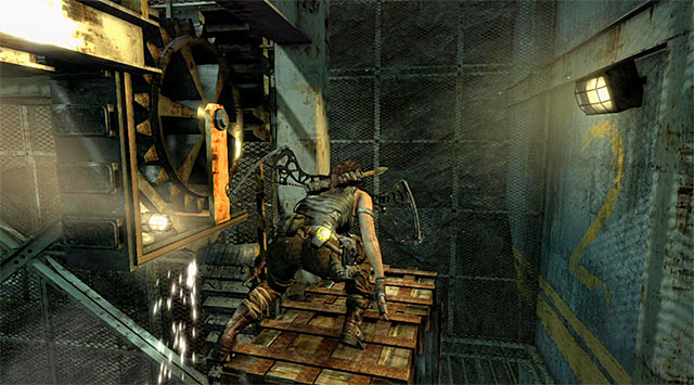 Turn right and climb the nearby crate - Discover the Ancient Tomb | 23: Storm Chaser Walkthrough - 23: Storm Chaser | Walkthrough - Tomb Raider Game Guide