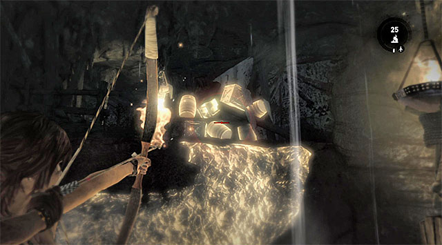 Stand in front of the new barricade - Stormguard Sanctum | Optional Tombs: Summit Forest - Summit Forest | Optional Tombs - Tomb Raider Game Guide