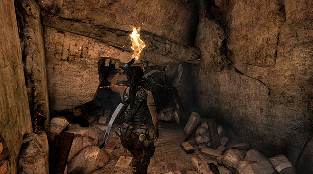 Take the upper or the lower path (both meet back up in the same spot), and continue onwards - The Flooded Vault | Optional Tombs: Shipwreck Beach - Shipwreck Beach | Optional Tombs - Tomb Raider Game Guide