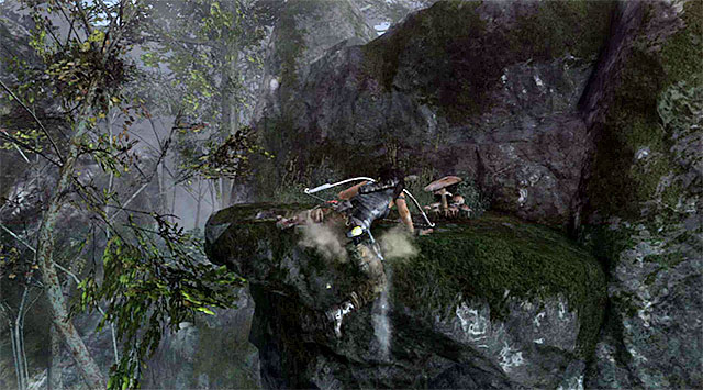 Perform an easy jump, pull up and pick the Mushroom up (reward: 10 XP) - Red Cap Roundup | Collectibles: Summit Forest - Collectibles: Summit Forest - Tomb Raider Game Guide