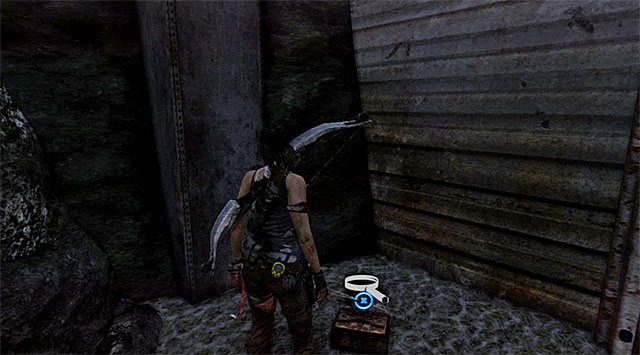 Look for a box at the end of the way - Relics | Collectibles: Cliffside Bunker - Collectibles: Cliffside Bunker - Tomb Raider Game Guide