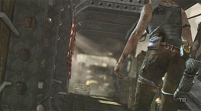 Board the deck in order to trigger a few cut-scenes - Search the Rescue Helicopter for Medical Supplies | 13: Open Wounds Walkthrough - 13: Open Wounds | Walkthrough - Tomb Raider Game Guide