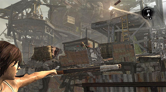 Another thing to take into consideration is that enemies will be wearing head covers - Infiltrate the Palace | 14: Highway to Hell Walkthrough - 14: Highway to Hell | Walkthrough - Tomb Raider Game Guide