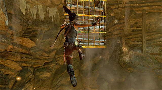 The final part of the current stage isnt too challenging - Escape the Cavern | 16: No One Left Behind Walkthrough - 16: No One Left Behind | Walkthrough - Tomb Raider Game Guide
