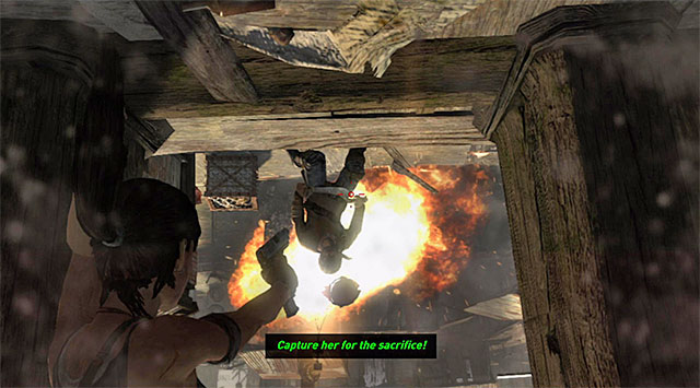 Be on your guard because as soon as she goes in, Lara will fall into a trap, which is something you cant avoid - Well of Tears | Optional Tombs: Shantytown - Shantytown | Optional Tombs - Tomb Raider Game Guide