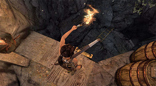 Follow the linear path, over some wooden planks - Well of Tears | Optional Tombs: Shantytown - Shantytown | Optional Tombs - Tomb Raider Game Guide