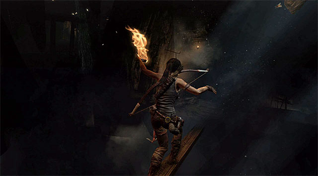 Follow the linear path, over a beam and through cracks, until you reach the main hall - Chamber of Judgment | Optional Tombs: Shantytown - Shantytown | Optional Tombs - Tomb Raider Game Guide