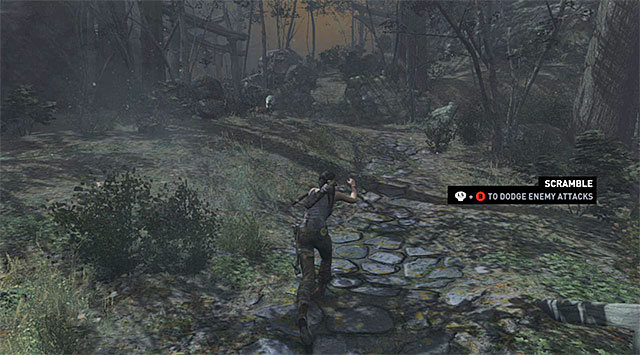 Your current mission destination are the ruins to the north-east - Catch Up with Whitman | 5: Just Keep Moving Walkthrough - 5: Just Keep Moving | Walkthrough - Tomb Raider Game Guide