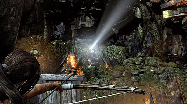 Youre free to move forward, jumping when needed - Fight Back Against the Islands Inhabitants | 7: Mountain Rendezvous Walkthrough - 7: Mountain Rendezvous | Walkthrough - Tomb Raider Game Guide