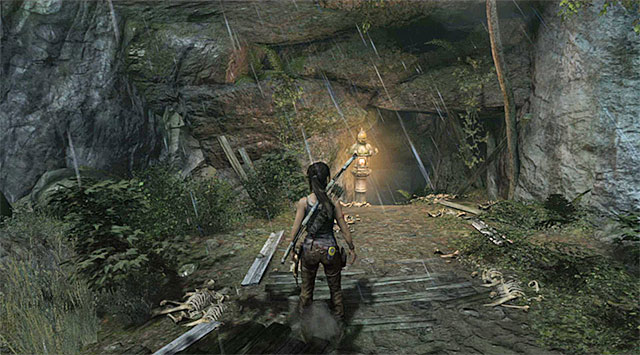 The final part of the ascent is much easier, just scramble up the ledges above - Find Roths Pack | 8: Cry for Help Walkthrough - 8: Cry for Help | Walkthrough - Tomb Raider Game Guide