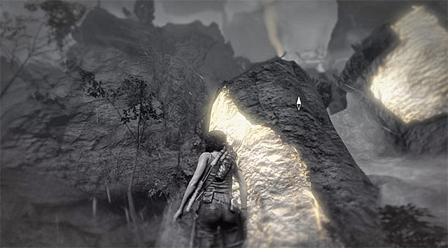 Head north-west, but notice that youll be passing by an optional tomb (Tomb of the Unworthy) which is worth plundering - Reach the Top of the Falls | 8: Cry for Help Walkthrough - 8: Cry for Help | Walkthrough - Tomb Raider Game Guide