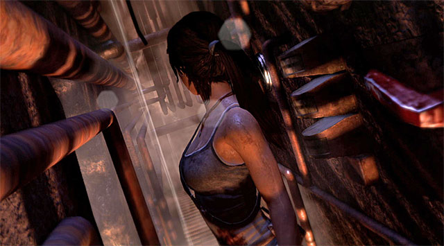 Dont forget to have a look around the control room and collect what you find, first, only then approach the pipe on the northern wall - Climb the Radio Tower to Send an SOS | 8: Cry for Help Walkthrough - 8: Cry for Help | Walkthrough - Tomb Raider Game Guide