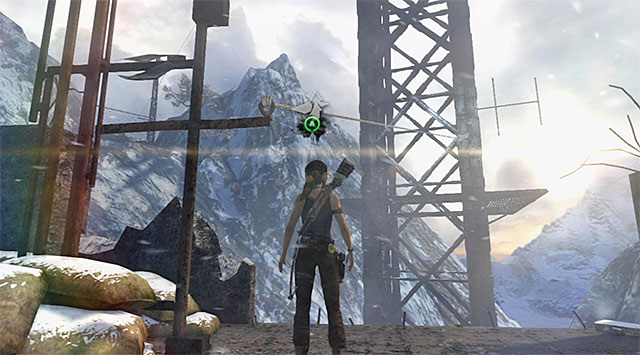Make your way towards the radio tower - Climb the Radio Tower to Send an SOS | 8: Cry for Help Walkthrough - 8: Cry for Help | Walkthrough - Tomb Raider Game Guide
