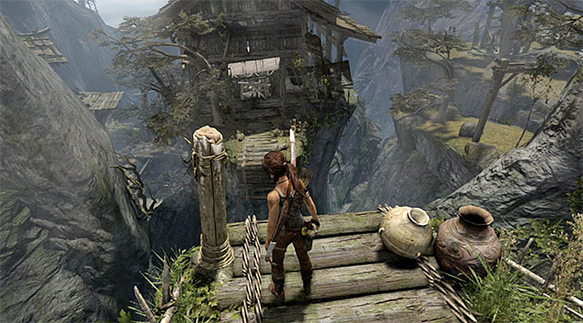 Jump over a small gap to search their bodies - Find the Way to the Solarii Base | 12: A Friend in Need Walkthrough - 12: A Friend in Need | Walkthrough - Tomb Raider Game Guide