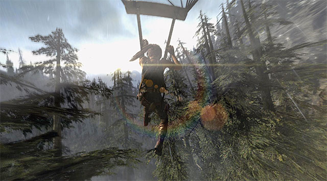 The final sequence of the stage is much simpler - Descend Down the Mountain to the Solarii Base | 12: A Friend in Need Walkthrough - 12: A Friend in Need | Walkthrough - Tomb Raider Game Guide