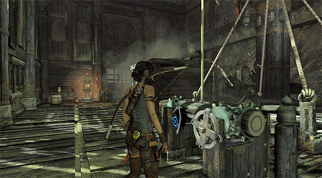 Now, approach the mechanism in front of the entrance - Hall of Ascension | Optional Tombs: Mountain Village - Mountain Village | Optional Tombs - Tomb Raider Game Guide