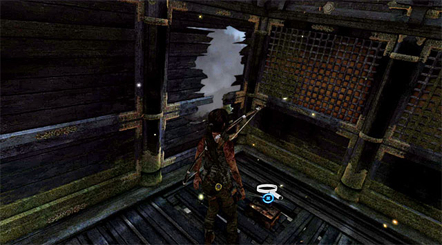 Walk along the ledge until you can climb the rooftop of the building - Relics | Collectibles: Mountain Temple - Collectibles: Mountain Temple - Tomb Raider Game Guide