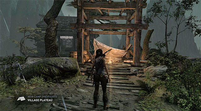 CAMPSITE 1/5 - VILLAGE PLATEAU - Campsites | Collectibles: Mountain Village - Collectibles: Mountain Village - Tomb Raider Game Guide