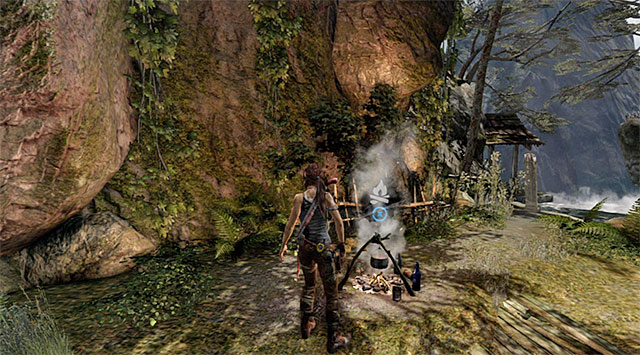 CAMPSITE 5/5 - MOUNTAIN DESCENT - Campsites | Collectibles: Mountain Village - Collectibles: Mountain Village - Tomb Raider Game Guide